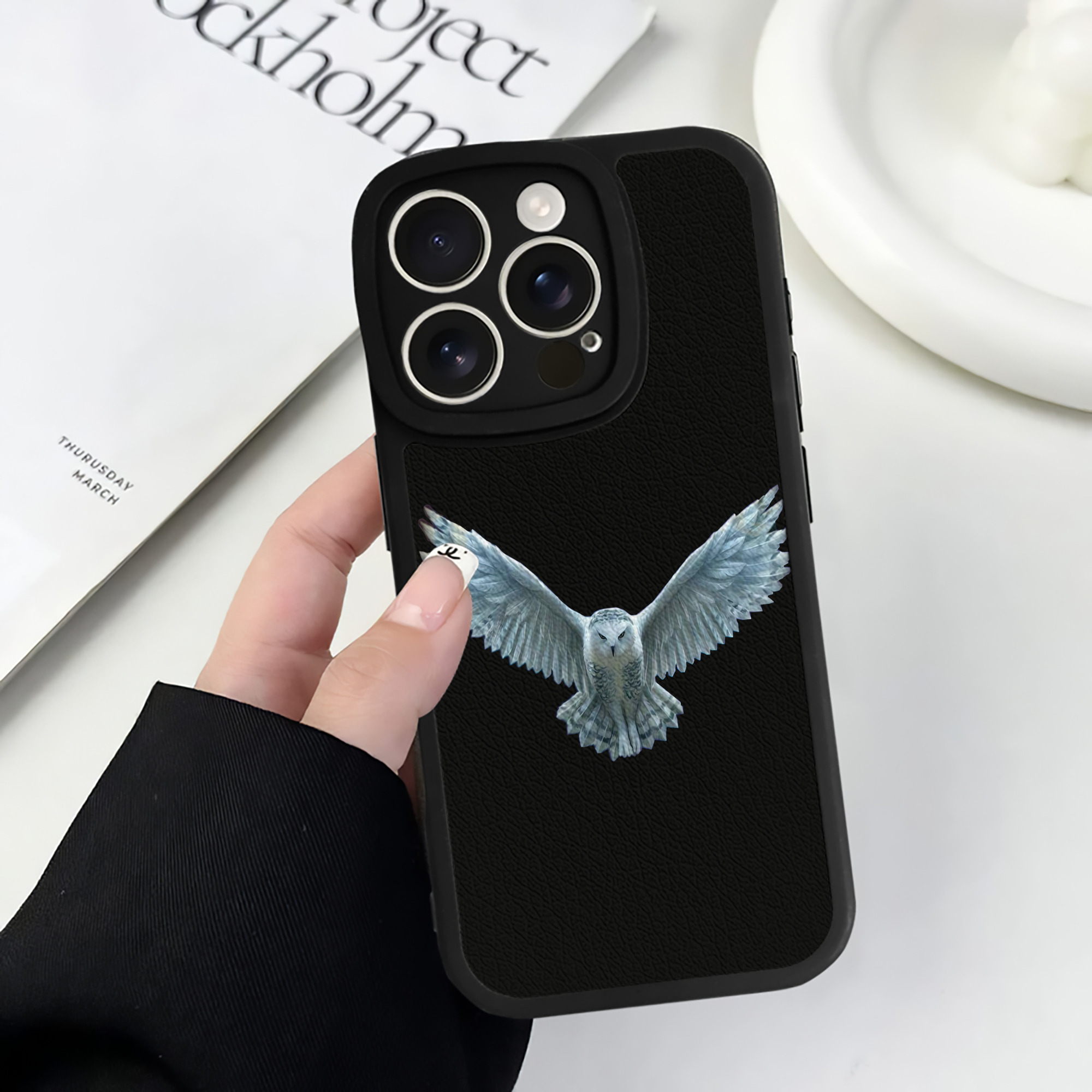 （画像用） Harry Potter ハリー・ポッターシリーズ 【iPhone 16シリーズ対応】シリコンスマホケース（レザー調） 材質：シリコン